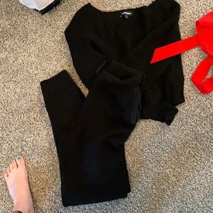 Sweater + sweat pants
